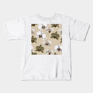 White Blossoms and Moss Kids T-Shirt